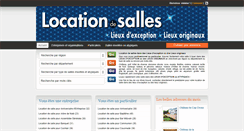 Desktop Screenshot of location-salle-insolite.com